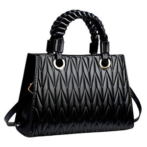 Bolso Negro de Mano y Bandolera para Mujer